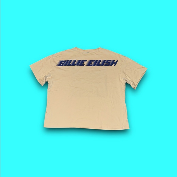 Billie Eilish H&M Divided t-shirt beige men’s small - Picture 2 of 4